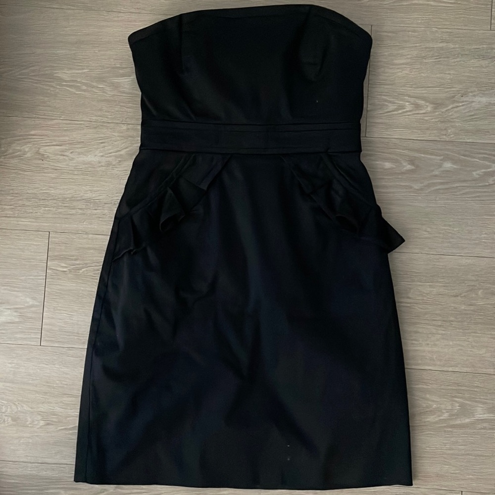 Strapless J Crew formal dress